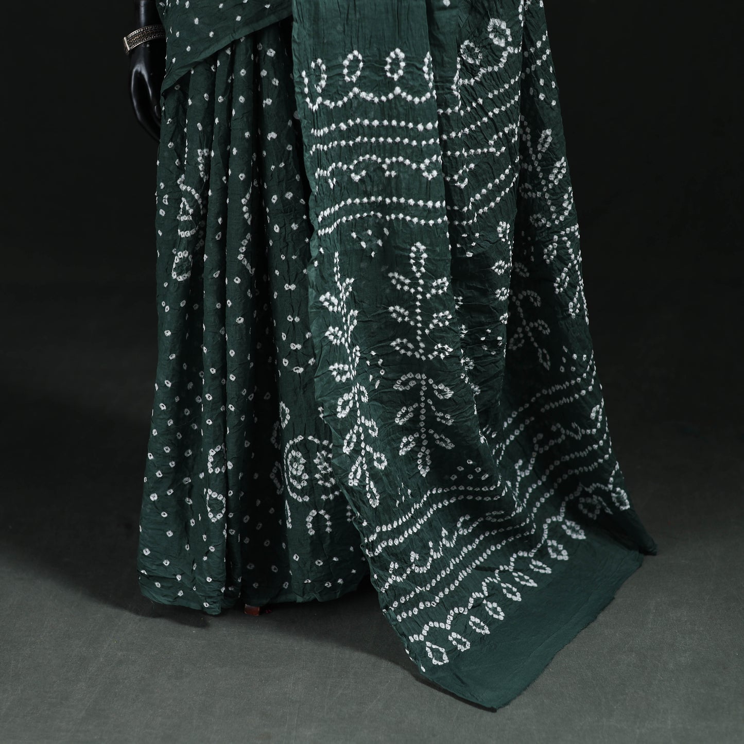 Kutch Bandhani Tie-Dye Cotton Saree 88
