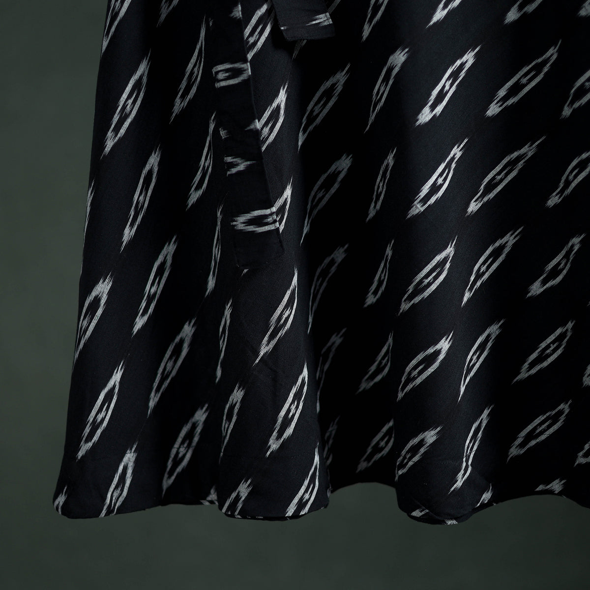 Pochampally Ikat Cotton Wrap Around Skirt 52
