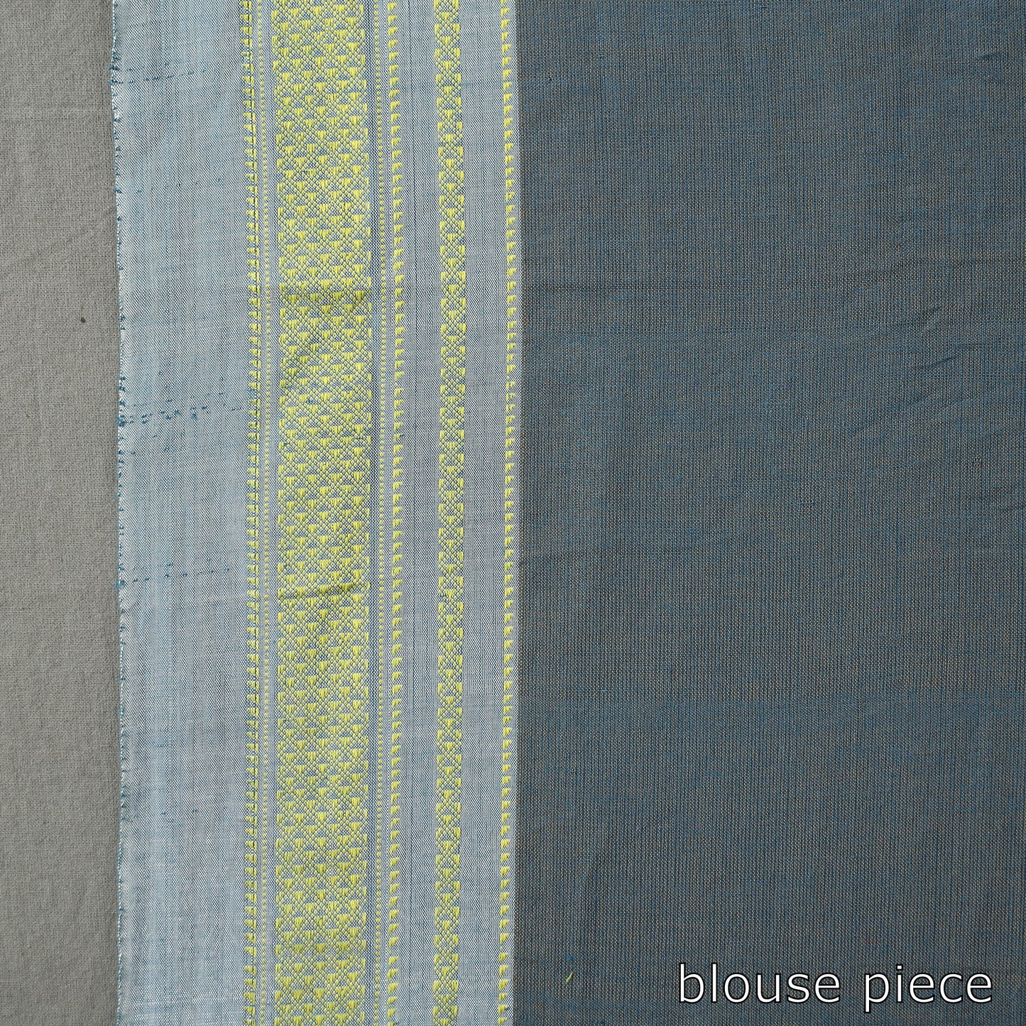 Grey - Ilkal Handloom Cotton Saree With Chikki Paras Border 09