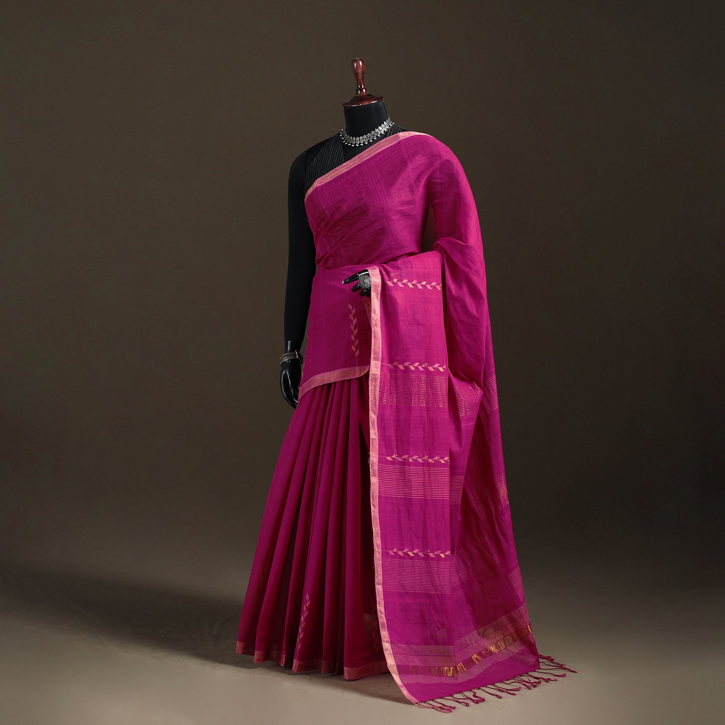 Srikakulam Jamdani Pure Handspun Handloom Cotton Saree 39