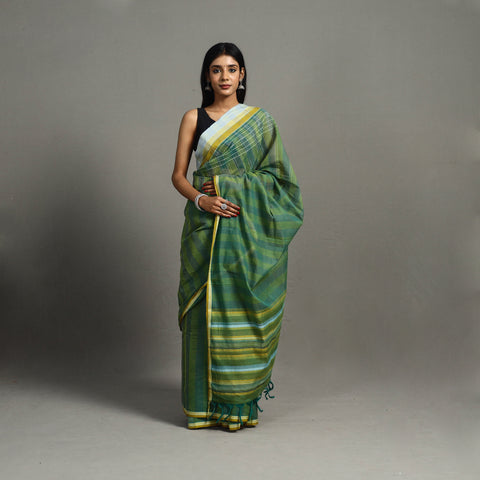 Green - Narayanpet Cotton Handloom Saree 34