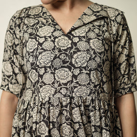 Buy Bagru Block Printed Cotton Tiered Dress 11 Online at iTokri.com