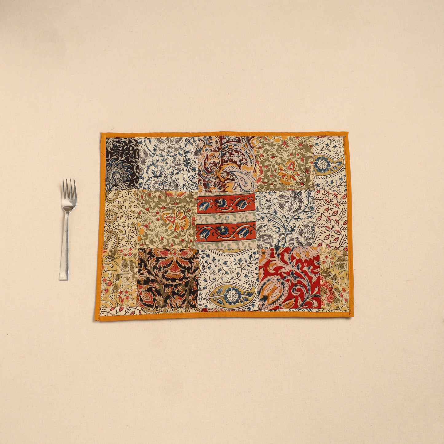 Handcrafted Cotton Patchwork Table Mat 06