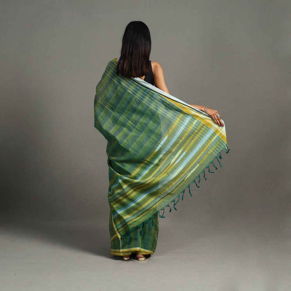 Green - Narayanpet Cotton Handloom Saree 34