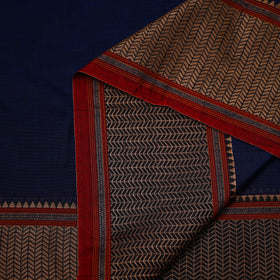  Blue Mercerised Cotton Dharwad Fabric