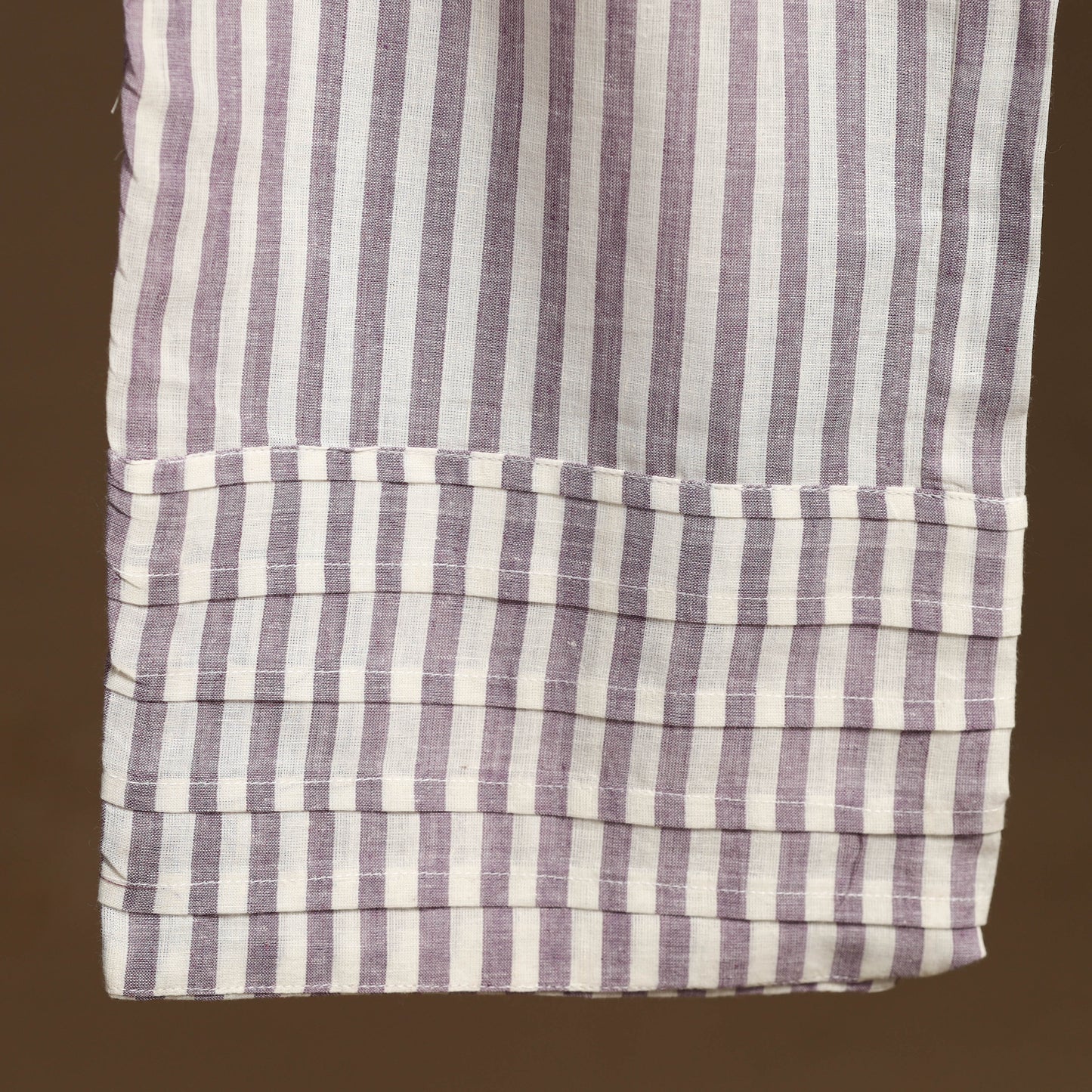 Purple - cotton jacquard weave palazzo 10 - handcrafted