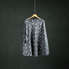 Pochampally Ikat Cotton Wrap Around Skirt 55