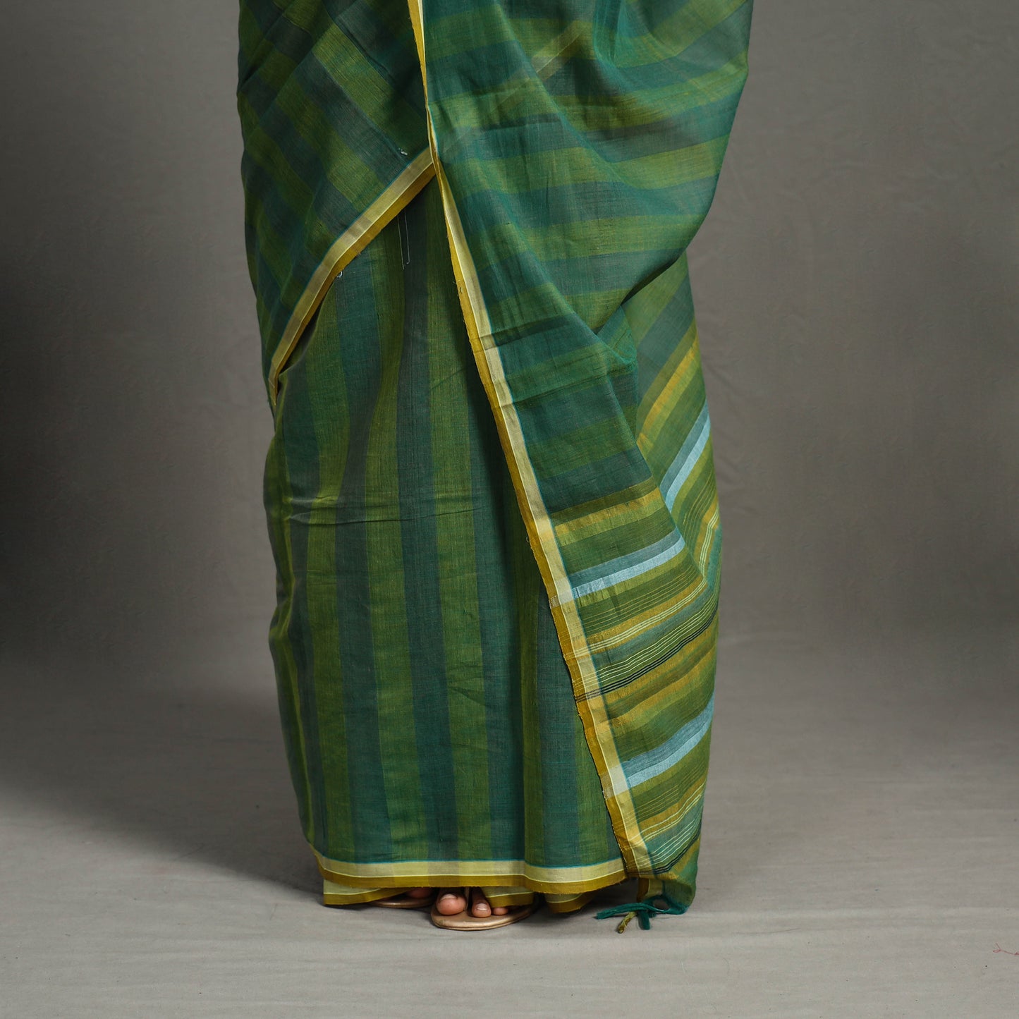 Green - Narayanpet Cotton Handloom Saree 34