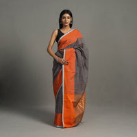 Black - Zari Work Cotton Handloom Saree 35