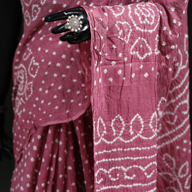 Kutch Bandhani Tie-Dye Cotton Saree 90