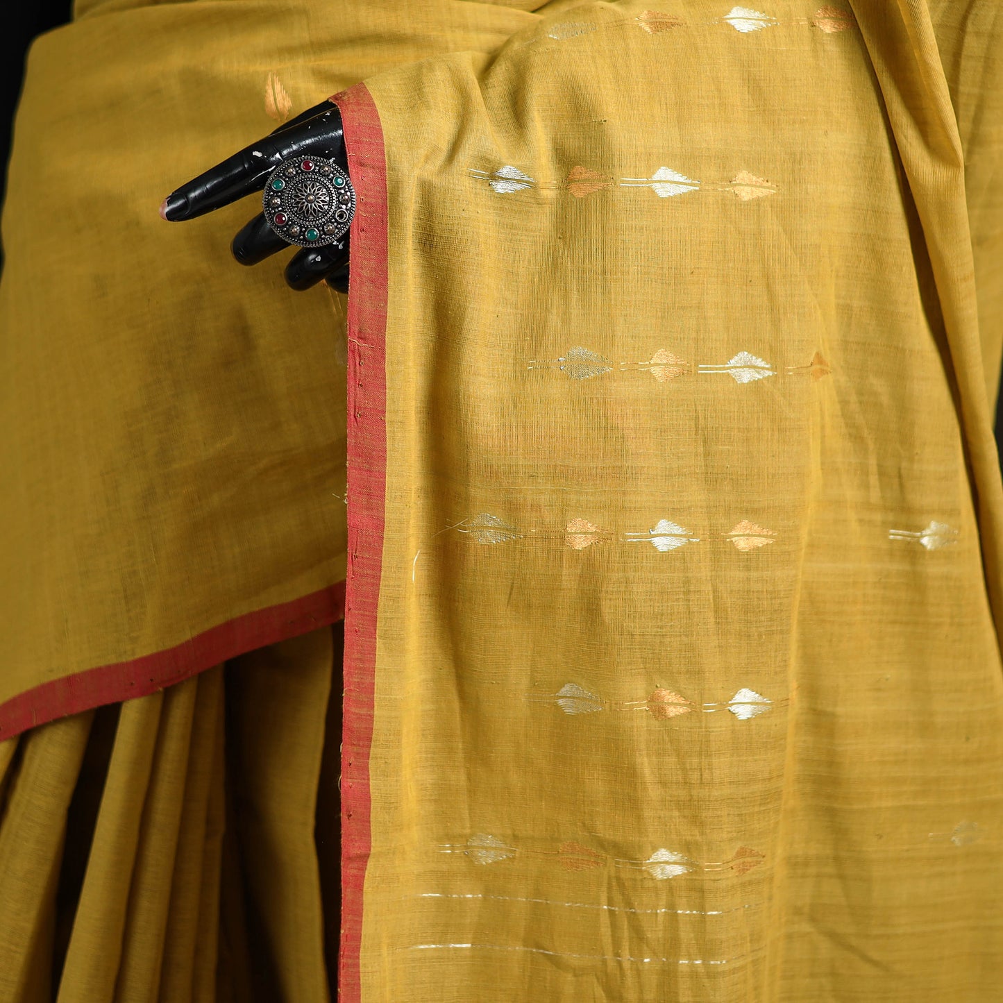 Srikakulam Jamdani Buti Pure Handspun Handloom Cotton Saree 40
