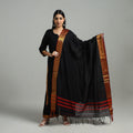  Cotton Black Dharwad Kurta Set with Palazzo & Dupatta