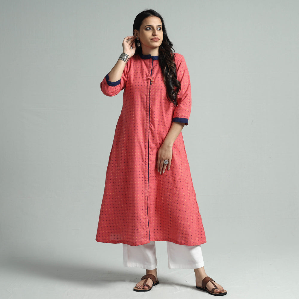 jacquard kurta