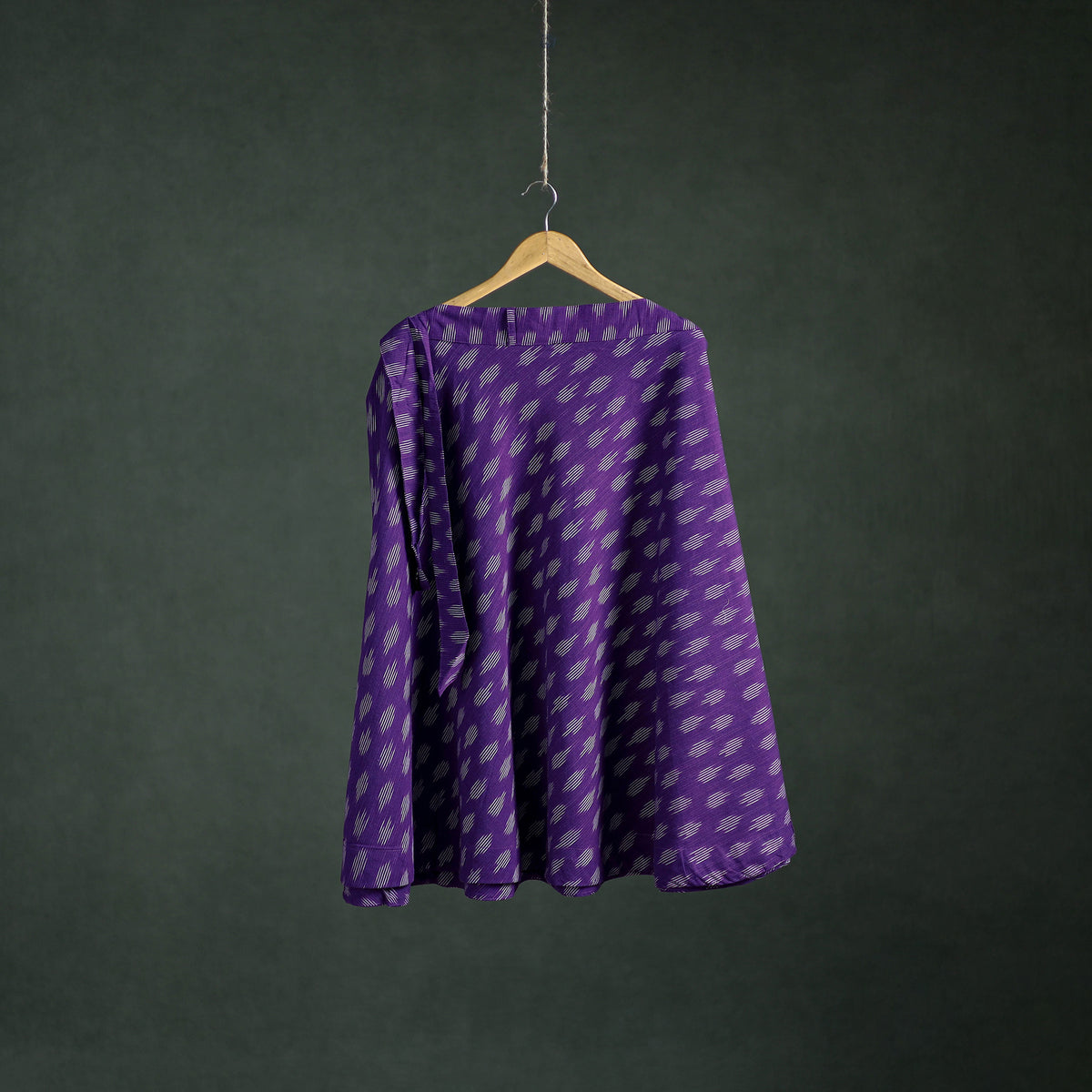 Pochampally Ikat Cotton Wrap Around Skirt 56