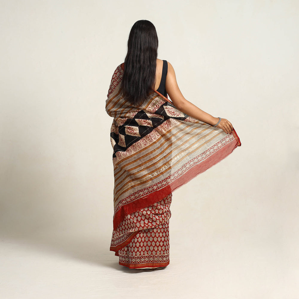 Bagru Saree