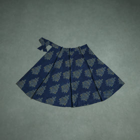 Ajrakh Hand Block Print Cotton Wrap Around Skirt 44