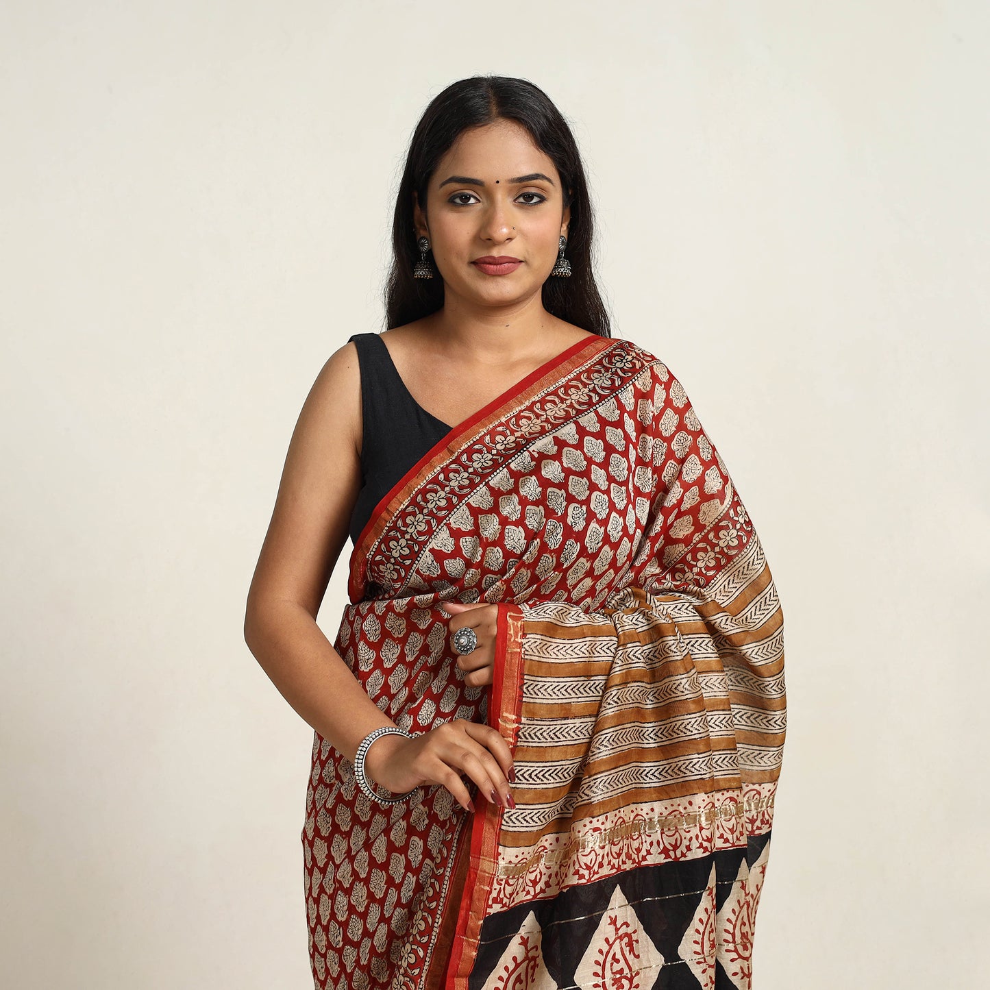 Bagru Saree