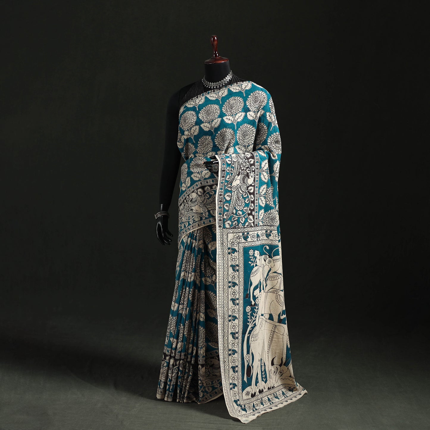 Kalamkari Printed Cotton Saree 42