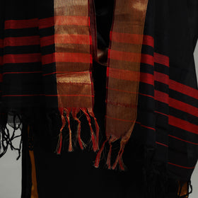  Cotton Black Dharwad Kurta Set with Palazzo & Dupatta