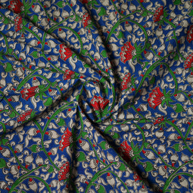 Kalamkari Print Cotton Unstitched Blouse Piece 17