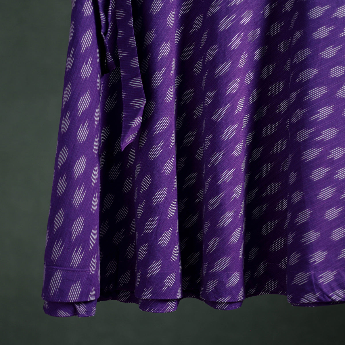 Pochampally Ikat Cotton Wrap Around Skirt 56