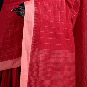 Kuppadam Zari Checks Pure Handspun Handloom Cotton Saree 41