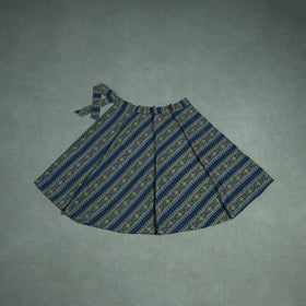 Ajrakh Hand Block Print Cotton Wrap Around Skirt 41