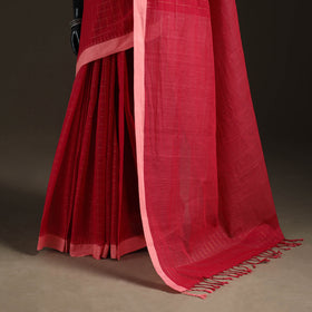 Kuppadam Zari Checks Pure Handspun Handloom Cotton Saree 41