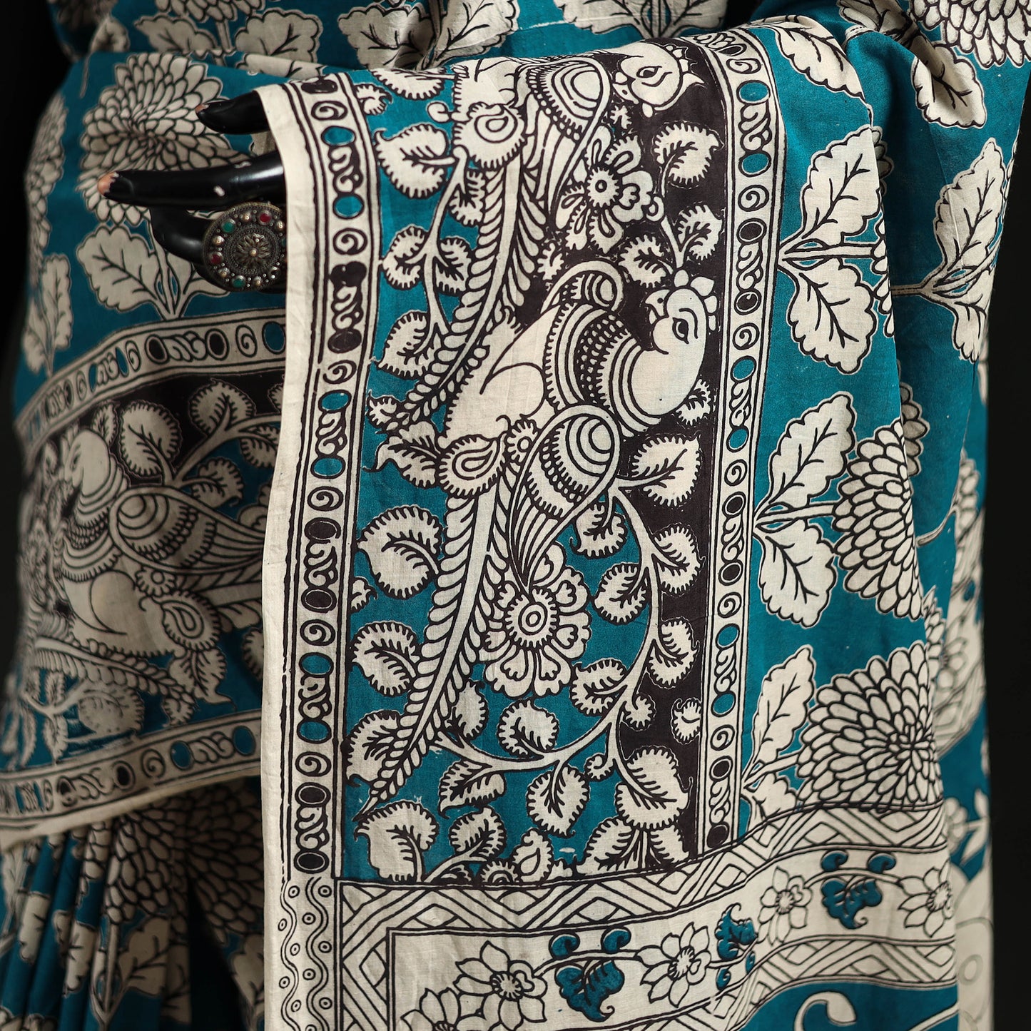 Kalamkari Printed Cotton Saree 42