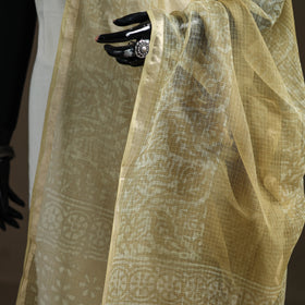 Pipad Hand Block Print Natural Dyed Kota Doria Cotton Dupatta 27