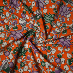 Kalamkari Print Cotton Unstitched Blouse Piece 15