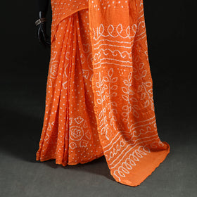 Kutch Bandhani Tie-Dye Cotton Saree 91