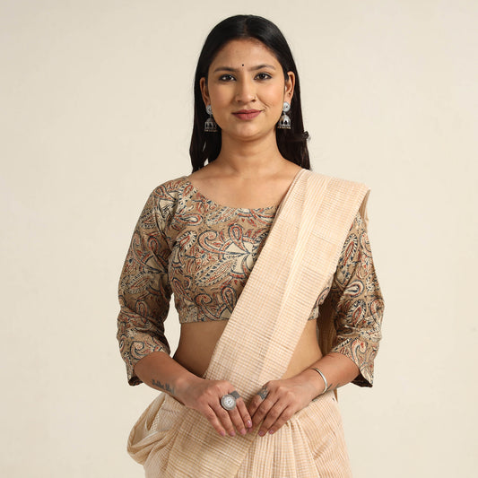 Kalamkari Stitched Blouse 
