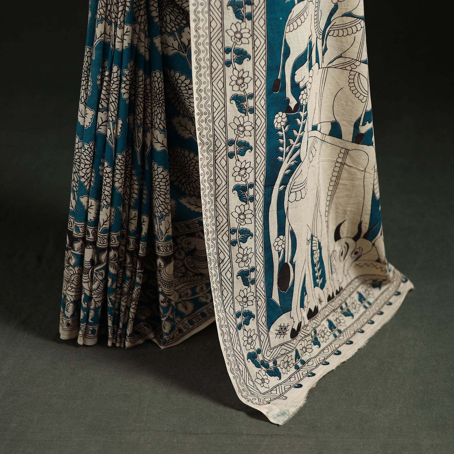 Kalamkari Printed Cotton Saree 42