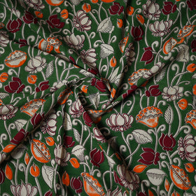 Kalamkari Print Cotton Unstitched Blouse Piece 14