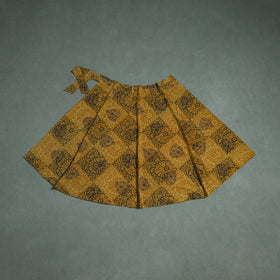 Ajrakh Hand Block Print Cotton Wrap Around Skirt 38