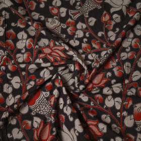 Kalamkari Print Cotton Unstitched Blouse Piece 13