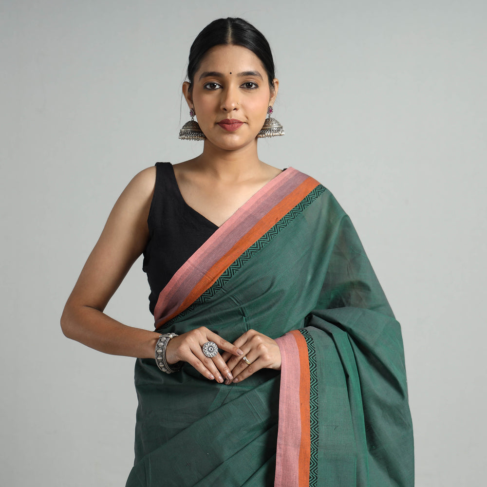 dobby cotton saree