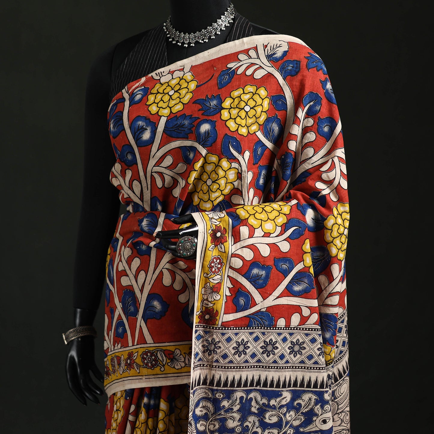 Kalamkari Printed Cotton Saree 43