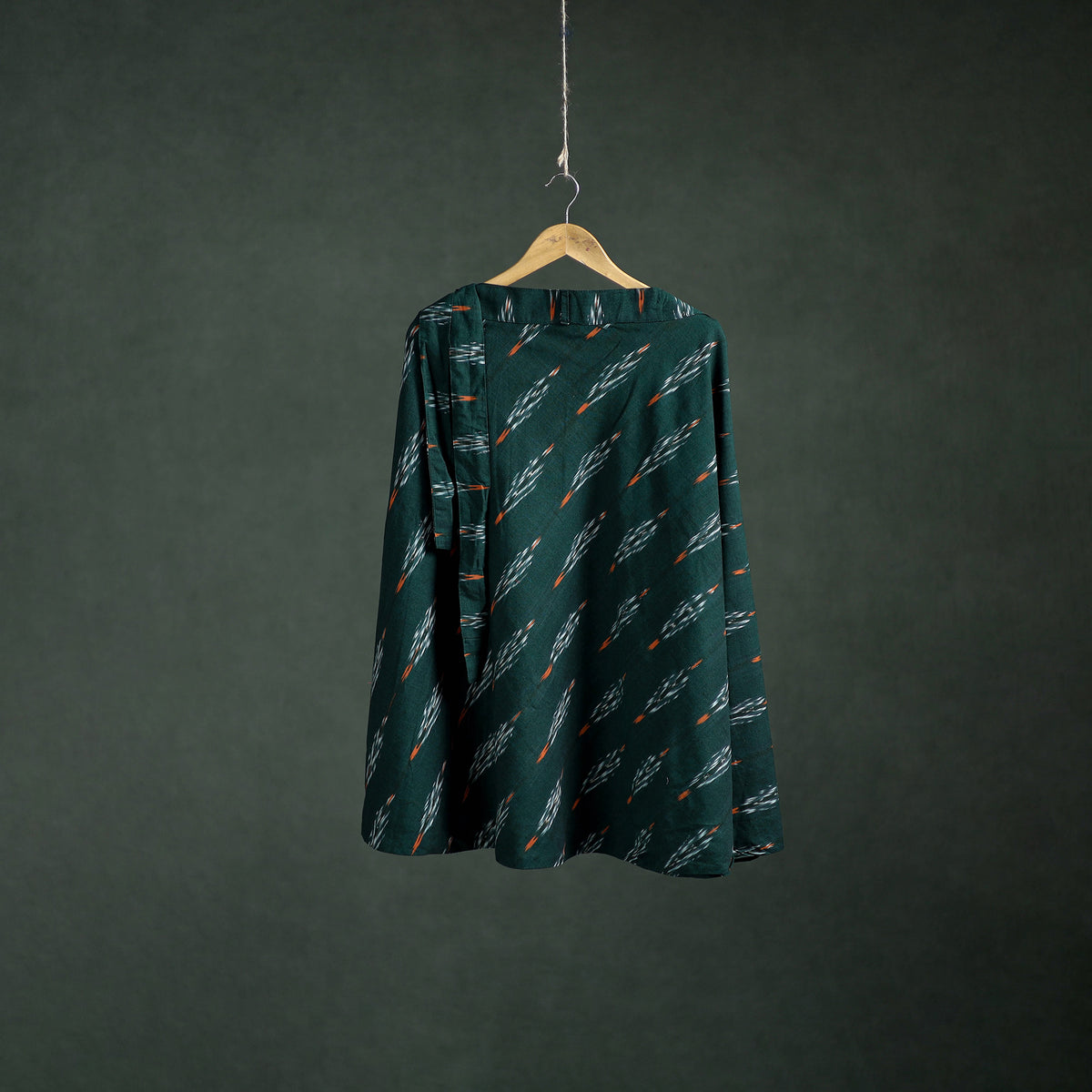 Pochampally Ikat Cotton Wrap Around Skirt 61