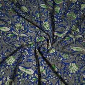 Kalamkari Print Cotton Unstitched Blouse Piece 11