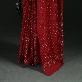Kutch Bandhani Tie-Dye Cotton Saree 92