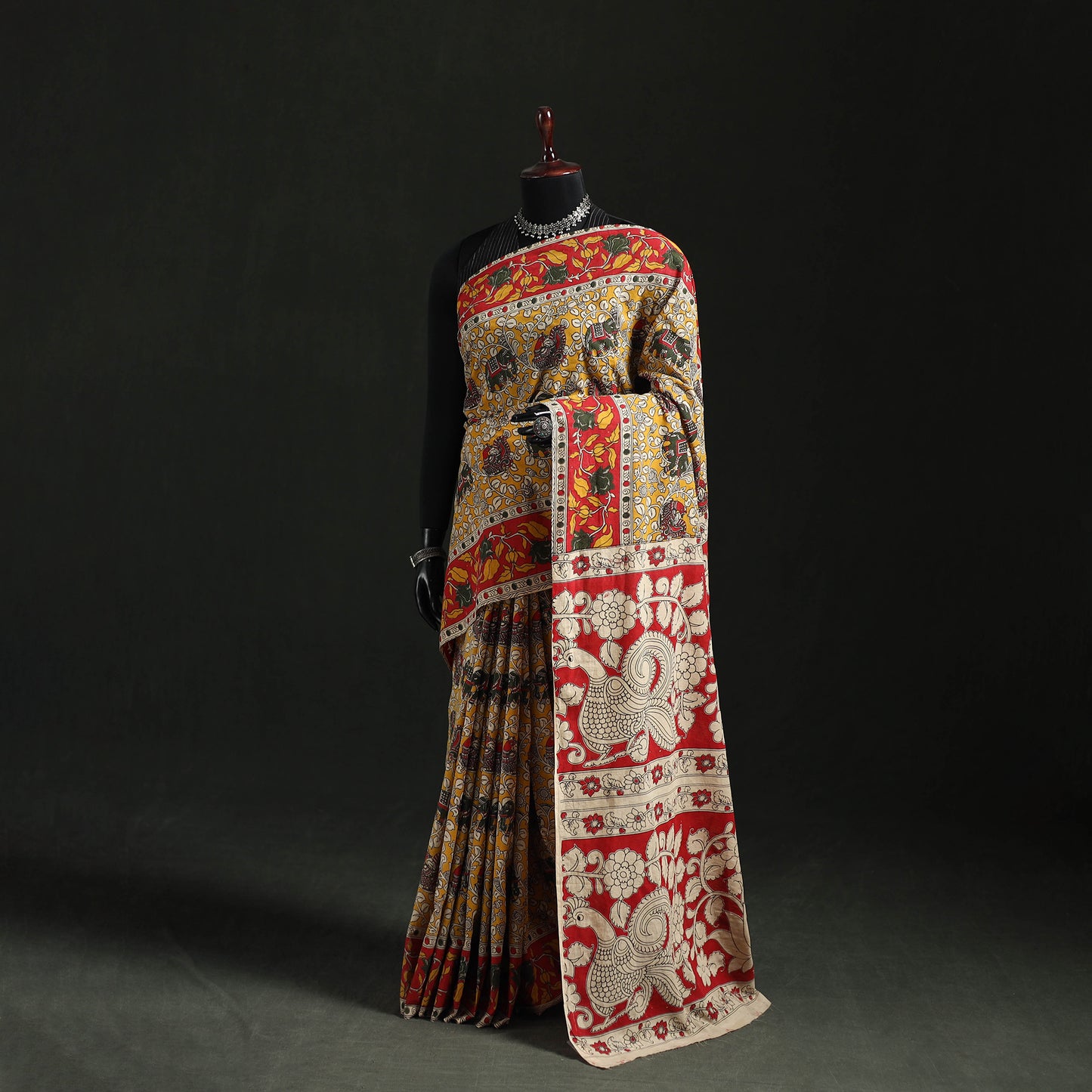 Kalamkari Printed Cotton Saree 44