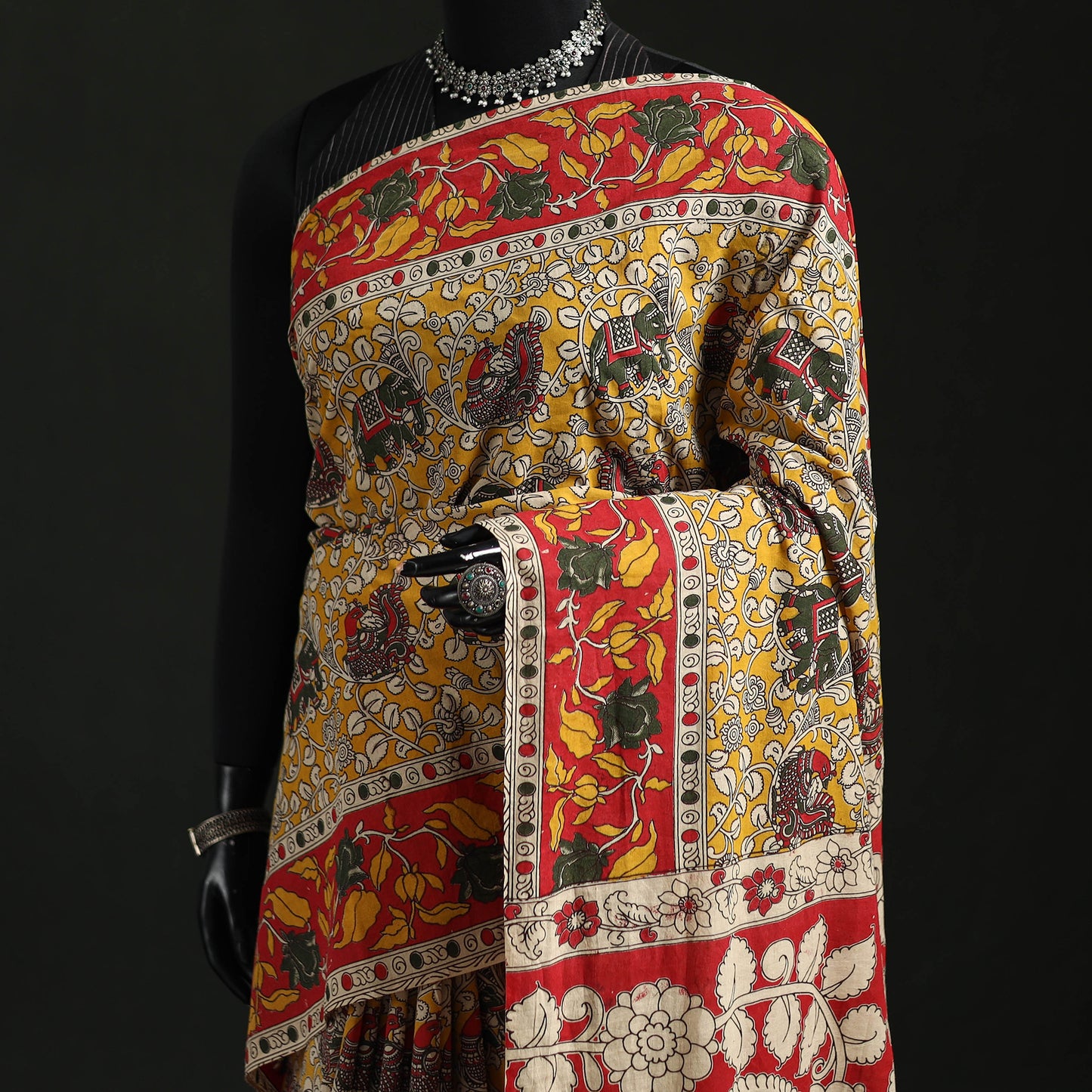 Kalamkari Printed Cotton Saree 44