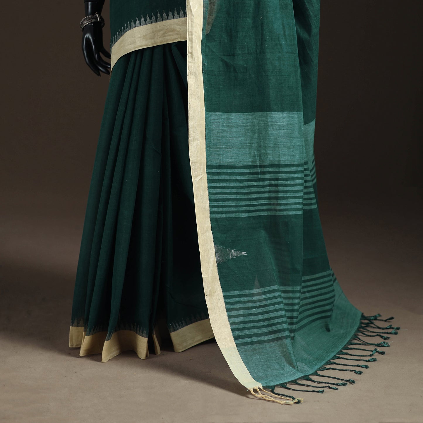 Kuppadam Zari Pure Handspun Handloom Cotton Saree 43