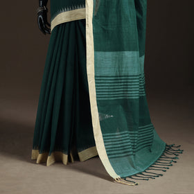 Kuppadam Zari Pure Handspun Handloom Cotton Saree 43