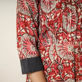 Buy Bagru Block Printed Cotton Angrakha Flared Dress 10 Online at iTokri.com