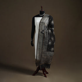 Pipad Hand Block Print Natural Dyed Kota Doria Cotton Dupatta 29