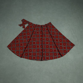 Ajrakh Hand Block Print Cotton Wrap Around Skirt 28