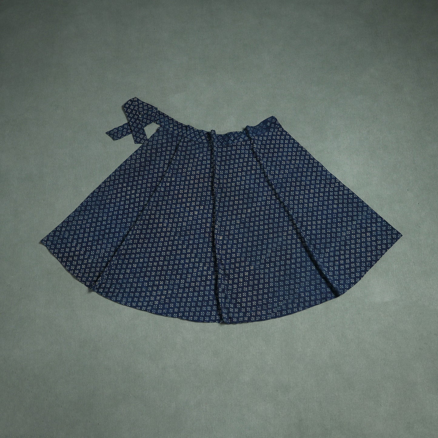 Ajrakh Hand Block Print Cotton Wrap Around Skirt 27